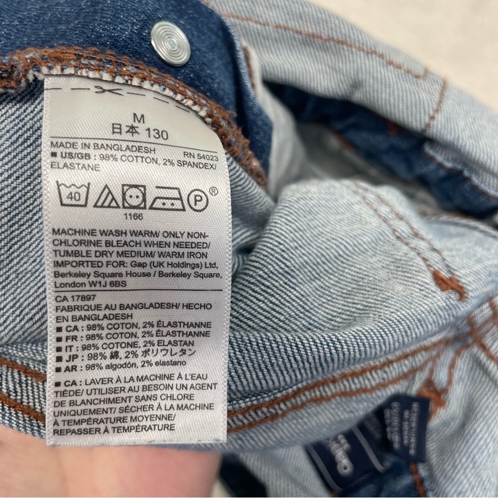 Gap kids girls overalls size medium cute distressing - Picture 9 of 10